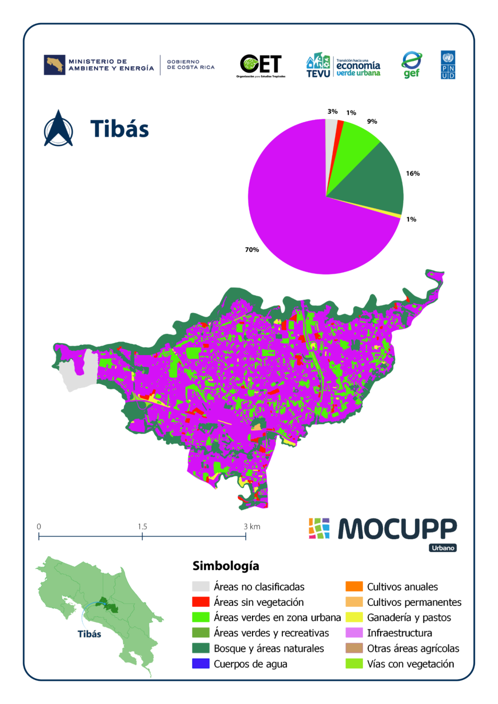 Mapa Tibas 