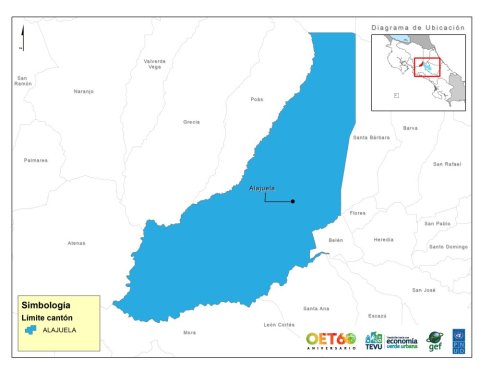 Mapa Alajuela