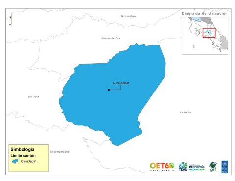 Mapa Curridabat