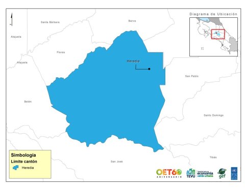 Mapa Heredia
