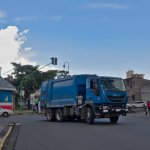 Camión de basura en San José Costa Rica